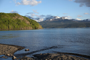 lake in the mountains