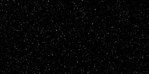 Rain drops on black background. Twinkling lights on black background. Starry nights background. Distressed uneven noise texture overlay. Glowing small particles or snowfall.	