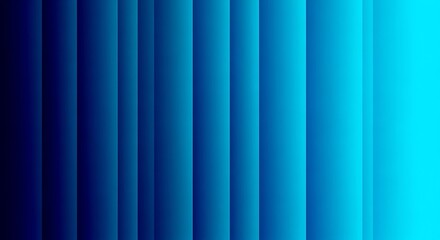 Abstract vertical stripes of blue and cyan gradient