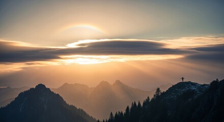 Light Breaking Through the Clouds 2