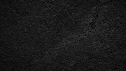 Obraz premium Abstract background with black wall texture for web banner template or wallpaper design.