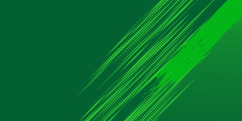 Green grunge brush dynamic shapes background.