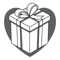 gift box with ribbon