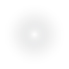 Realistic soft gray white and transparent gradient bright round shadow overlay effect on transparent background for brightness photo mockup and product presentation