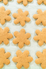 Step by step preparation of Amber Gingerbread Cookies from dough to delicious holiday treats