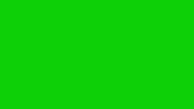Colorful confetti explosion cannon party and birthday celebration Motion graphic animation green screen 4k