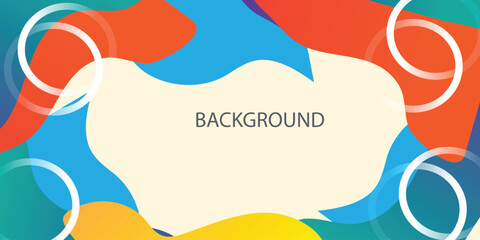 Abstract  colorful geometric wave pattern with dotted banner template background Suit for cover, poster, banner, brochure, header, website