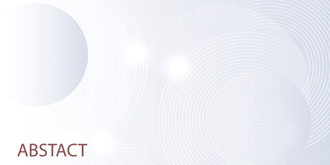 Abstract grey background with dynamic circle lines. Grey white abstract background paper shine and layer element vector for presentation design. Suit for business,