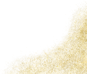 The dust sparks and golden stars shine with special light. Vector sparkles on a transparent background Glitter golden star and light wave. Christmas Holiday banner with glow particle Set spark glitter