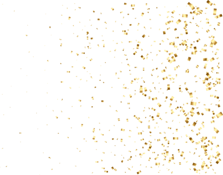 The dust sparks and golden stars shine with special light. Vector sparkles on a transparent background Glitter golden star and light wave. Christmas Holiday banner with glow particle Set spark glitter