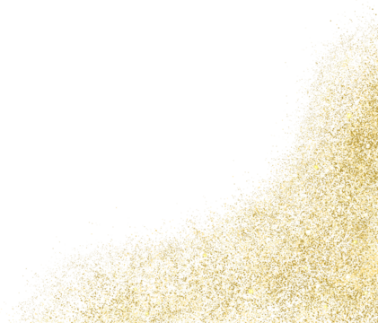 The dust sparks and golden stars shine with special light. Vector sparkles on a transparent background Glitter golden star and light wave. Christmas Holiday banner with glow particle Set spark glitter