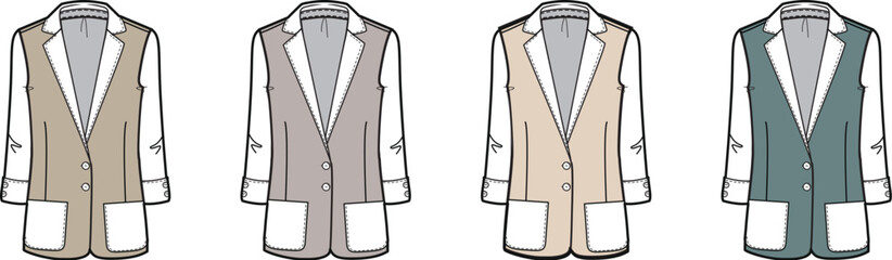 Fashionable Sleeveless Blazer Collection Elegant Designs and Modern Style