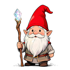 UNO GNOMO DELLA FORESTA INCANTATA 