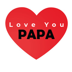 Coeur à offrir pour papa et maman