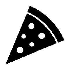 Isolated pizza slice vector illustration for restaurant menu and fast food delivery service design needs