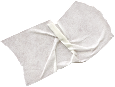 white paper napkins