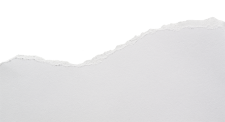 Cartones rasgados de color blanco, recurso gráfico