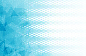 Abstract Light gradient halftone dots grunge wide background