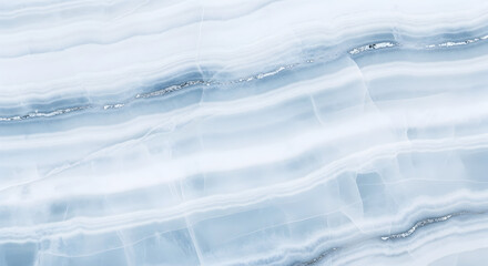 Obraz premium Abstract light blue onyx texture smooth polished surface with natural stone pattern elegant background for interior design