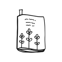 Books outline sketch.