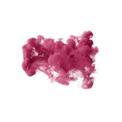 Rich magenta smoke cloud swirling on a white background, creating a bold, dramatic, and abstract visual effect perfect for backgrounds, creative projects, digital art, or modern design inspiration

