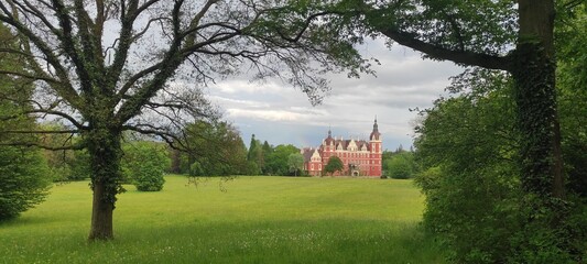 A palace on a green glade