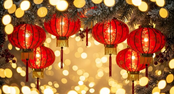 christmas tree decorations - Powered by Adobe