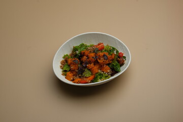 A Vibrant and Colorful Salad Made with an Exciting Variety