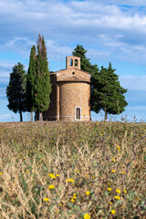 Capella Di Vitaleta, San Quirico d’Orcia, Siena Province, Tuscany, Italy
