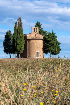 Capella Di Vitaleta, San Quirico d&rsquo;Orcia, Siena Province, Tuscany, Italy