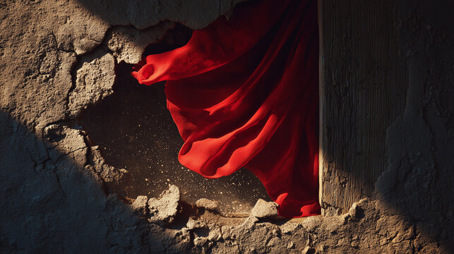 Red Cloth on the Doorstep – Silent Protest