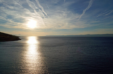 Sonnenaufgang bei Bol auf der Insel Brac