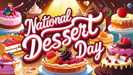 Celebrate National Dessert Day With Colorful Sweets, Delicious Cakes, and Vibrant Pastries