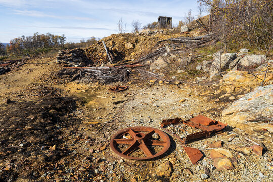 Remains of the copper mine Christianus Sextus, R&oslash;ros, Norway