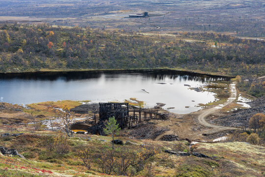 Remains of the copper mine Christianus Sextus, R&oslash;ros, Norway