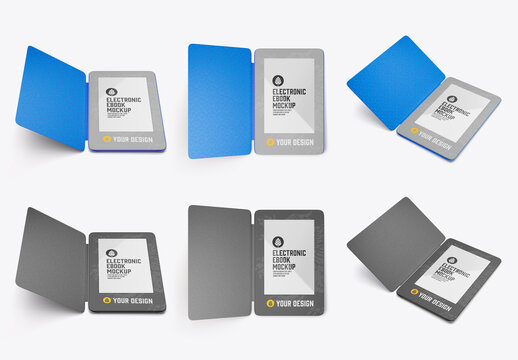 Electronic Ebook Mockup