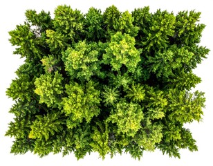 Lush Green Moss Wall - A Vibrant Natural Texture.