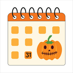 Halloween calendar