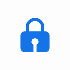 lock safety protection icon sign vector