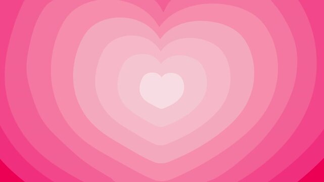 Pulsating heart animation with layered pink gradients forming a seamless loop, perfect for Valentine&rsquo;s Day motion backgrounds, romantic intros, or love-themed reels.