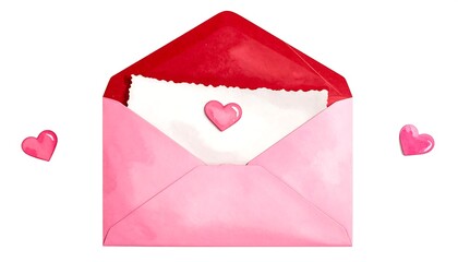 Romantic love letter