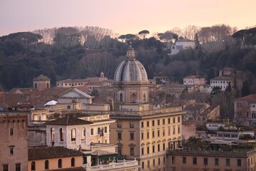 St. Peter’s Basilica at Sunset, Vatican City