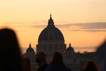 St. Peter’s Basilica at Sunset, Vatican City