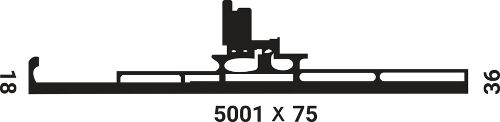 Obraz premium Measuring scale drawing