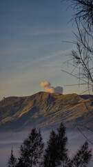 sunrise over the mountains