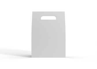 Shopping Paper Bag Mockup for Packaging Design Display
