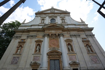 Historic and Modern Architecture in a European City