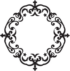 Simple mandala design for coloring. Vector floral mandala. Geometric ornamental mandalas