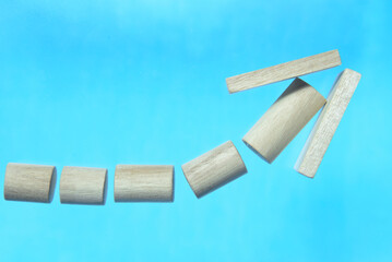 積木ブロック矢印