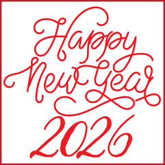 Merry Christmas Lettering with Mistletoe